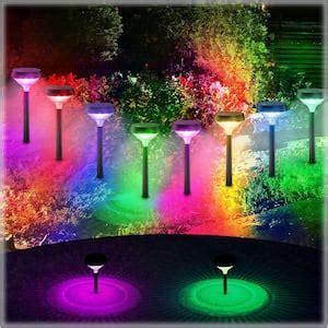 color changing solar path lights|Solar Path Lights in Outdoor Solar Lighting .